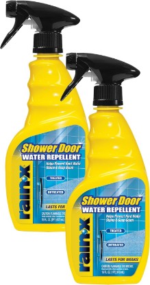 Picture of Rain-X 630542 Shower Door Water Repellent, Protects Glass Shower & Doors From Soap Residue And Hard Water Stains Leaving Your Bathroom Beautiful (Pack of 2)