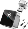 Picture of 2 in 1 Wireless Carplay Adapter, 2026 Upgraded for IOS&Android Auto Dongle | Bluetooth & Wi-Fi, Convert Wired to Wireless, for iPhone & Android,USB-A & USB-C, Stable Auto Connection, Low Latency
