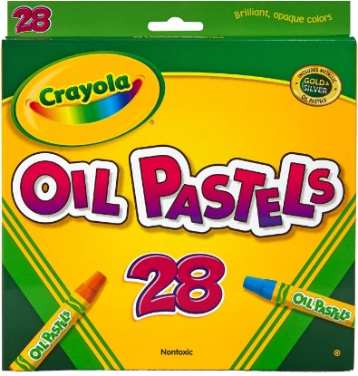 Picture of Crayola Oil Pastels, School Supplies, Kids Indoor Activities At Home, 28 Assorted Colors
