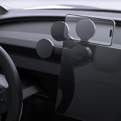 صورة Spigen Magnetic Magsafe Car Mount [Extendable Arms] Car Phone Mount with 360° Rotation, Strong Magnetic Hold for iPhone 17 16 15 14 13 12 PixelSnap Pixel 10 Pro XL Fold - Dashboard