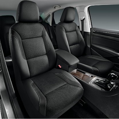 Picture of Skechers Memory Foam Seat Covers, Air Cool Mesh Thick Car Seat Covers, Car Seat Covers Front Seats Airbag Compatible, Universal Automotive Comfort for Most Cars, Vans, Trucks, SUV,Black