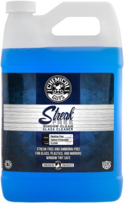 Picture of Chemical Guys Streak-Free Glass & Window Cleaner, Ammonia-Free, 1 Gallon | Ammonia-free and safe on tint, clears fingerprints, smoke film and road grime from glass, mirrors and screens