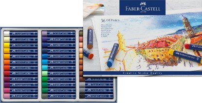 Picture of Faber-Castell Creative Studio Oil Pastel Crayons - 36 Vibrant Colors