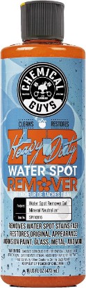 Picture of Chemical Guys Heavy Duty Water Spot Remover Gel for Glass & Paint, 16 oz | Thick gel clings to glass and panels to tackle hard water stains and mineral marks, prepping for wax or ceramic