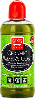 Picture of Griot's Garage Ceramic Wash and Coat for All Car Exterior Surfaces, Lubricant Rich, Provides Durable Car Paint Protection, 10885, 48oz