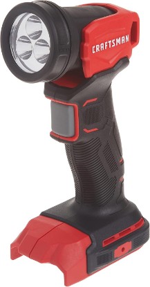 Picture of CRAFTSMAN V20 LED Work Light, Cordless Handheld Rechargeable Flashlight, Pivoting Head, 140 Lumens, Battery Not Included (CMCL020B)