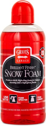 Picture of Griot's Garage Brilliant Finish Snow Foam, Foaming Car Wash Soap for Deep Cleaning and Glossy Shine, Use with Foam Cannons or Foaming Sprayers, 10848, 48oz
