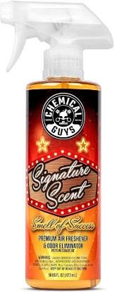 Picture of Chemical Guys Signature Scent Smell of Success Premium Air Freshener, 16 oz | Odor Eliminator for cars, trucks, SUVs, motorcycles, home and office, great for RVs