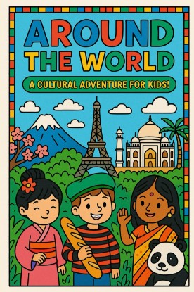 صورة Around The World: Welcome to Our World Tour (Color & Discover: Little Adventurers Series)