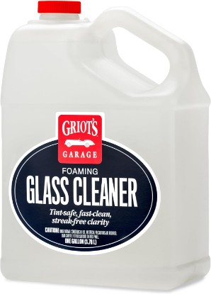 Picture of Griot's Garage Foaming Glass Cleaner for Car Window, Windshield, Mirror, Tint Safe, No Streak, Dye and Ammonia-Free Formula, 1 Gallon, 10892 [Amazon-developed Certification] Compact by Design