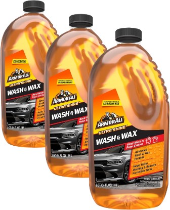 Picture of Armor All Ultra Shine Car Wash and Car Wax,Cleaning Fluid for Cars,Trucks,Motorcycles,64 Fl Oz Each,(Pack of 3)