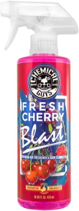 Picture of Chemical Guys Cherry Blast Air Freshener & Odor Neutralizer Spray, 16 oz | Refreshes interiors while neutralizing odors at the source, adjustable spray for cars, home, office or garage