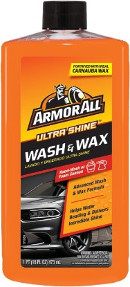 Picture of Armor All Ultra Shine Car Wash and Wax, Car Wax and Cleaner for Cars, Trucks and Motorcycles, 16 Fl Oz