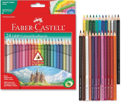 Picture of Faber-Castell Grip Colored EcoPencils - 24 Pack Colored Pencils, Pre-Sharpened