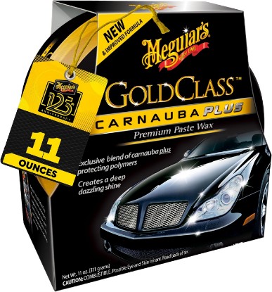 Picture of Meguiar's Gold Class Carnauba Plus Premium Paste Wax, 11 Oz | Premium Carnauba - Polymer Blend Provides a Luxurious Wax Protection with a Rich, Glossy Shine, Easy to Use, Clear Coat Safe