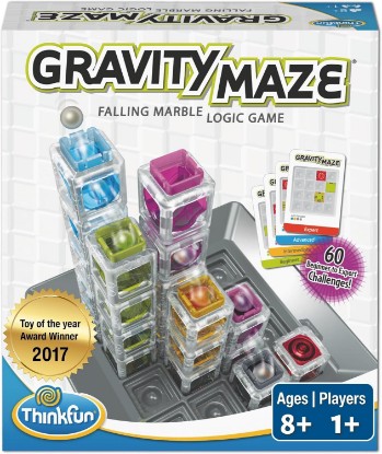 Picture of ThinkFun Gravity Maze - Falling Marble Logic Game - Challenging STEM Toy for Kids 8-12 - Gravity Marble Maze - Brain-Building Fun - Educational Gift - Boosts Critical Thinking & Problem Solving
