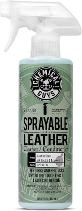 Picture of Chemical Guys Sprayable Leather Cleaner & Conditioner in One Spray, 16 oz | One-step spray cleans and nourishes leather, vinyl and faux on seats, furniture and apparel, dirt lifts away