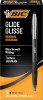 Picture of BIC Glide Black Retractable Ballpoint Pens, Medium Point, 12-Count Pack | Comfortable Rubber Grip, Convenient Retractable Design, Ultra Smooth Writing, Versatile for Work, School, Or Home