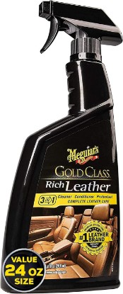 Picture of Meguiar's G1924SP Gold Class Rich Leather Cleaner and Conditioning Spray - 24 Oz Spray Bottle