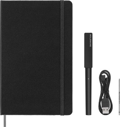 Picture of Moleskine Smart Writing Set Smart Notebook & New Smart Pen (2022) - Store Handwritten Notes Digitally, with Connected Notebook Notes App (Only Compatible Smart Notebooks) The Forest Stewardship Council