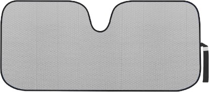 Picture of Motor Trend Gray Accordion Folding Car Windshield Sun Shade - Blackout Sun Visor for Car Windshield - Foldable Jumbo Sunshade and Front Window Truck Sun Screen for UV Sun Protection - 66 x 27