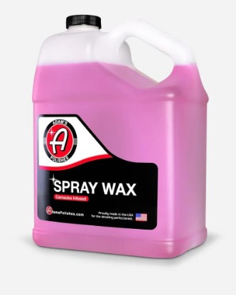 Picture of Adam's Polishes Spray Wax Gallon - Premium Infused Carnauba Car Wax Spray For Shine, Polish & Top Coat Paint Protection | Car Wash Enhancer & Clay Bar Lubricant | Car Boat Motorcycle RV Detailing