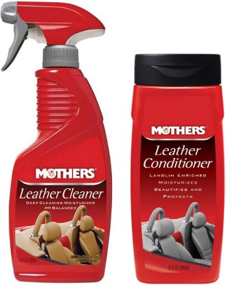 Picture of Mothers Leather Cleaner, 12 oz. & Mothers Leather Conditioner 12oz, Car Leather Care