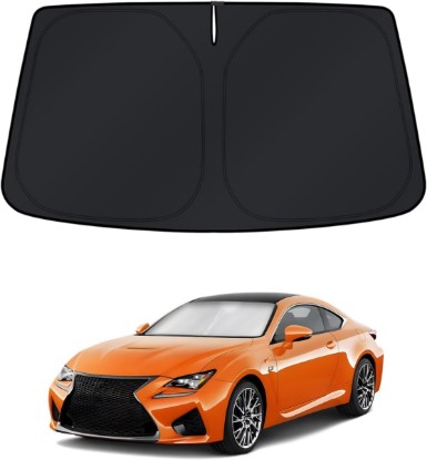 Picture of KUST Windshield Sun Shade for Lexus RC Coupe 2015-2020 2021 2022 2023 2024 2025 Window Accessories Sunshade Sun Visor Protector Foldable Block UV Rays Global Recycled Standard