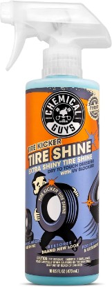 Picture of Chemical Guys Tire Kicker Extra Glossy Tire Shine for Rubber & Trim, 16 oz | Sprayable dressing revives a deep wet look on tires, trim and bumpers, dries to the touch with no greasy sling