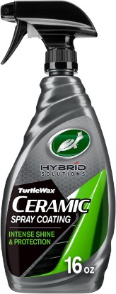 Picture of Turtle Wax Hybrid Solutions Ceramic Spray Wax Coating, 16 oz (Pack of 1) | High Shine Car Wax, Offers Durable Paint Protection, Extreme Water Beading Action, Safe for Glass, Wheels, Trim & More