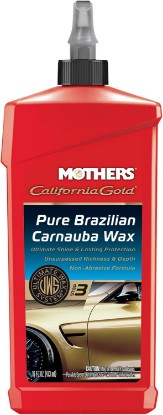 Picture of Mothers California Gold Pure Brazilian Carnauba Wax, 16 oz. (05750) | Ultimate Wax System Step 3, Delivers Deep Shine & Long-Lasting Protection, Enhances Richness & Depth for All Paints