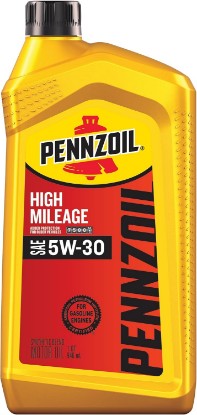 صورة Pennzoil High Mileage 5W-30 Motor Oil, 1 Quart