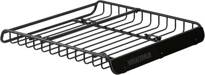 Picture of Yakima MegaWarrior Large Heavy Duty Steel Cargo Basket Roof Rack, Black | Universal Mounting Hardware for All Yakima StreamLine Crossbars