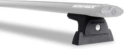 Picture of Rhino-Rack Quick Mount Roof Rack Legs. Compatible with Vortex, Heavy Duty Cross Bars & Pioneer Trays. Easy Use & Fitment. For All Vehicles. 4WD, Pick Up Trucks, SUVs, Wagons, Sedans, Small