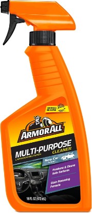 Picture of Armor All Multi-Purpose Car Cleaner Spray, New Car Scent, 16 Fl Oz | Interior car cleaner for dashboards, vinyl, clear plastics, carpet and fabric, stain-removing formula car spray