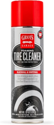 Picture of Griot's Garage Foaming Tire Cleaner, Removes Silicone Residue and Grime on Car, Truck, Motorcycle, and RV Tires, Safe for Whitewall Tires, 10952, 19oz