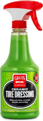 Picture of Griot's Garage Ceramic Tire Dressing Coating for Car Detailing, Safe for Rubber, Vinyl, and Plastic Trim on Cars, Trucks, SUVs, Motorcycles, and RVs, 10842, 22oz