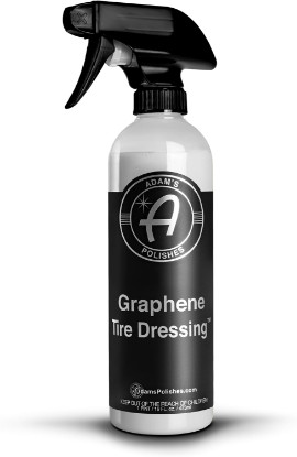 Picture of Adam's Polishes Graphene Tire Dressing - Deep Black Finish W/Graphene Non Greasy Car Detailing | Use W/Tire Applicator After Tire Cleaner & Wheel Cleaner | Ceramic Coating Like Tire Protection (16oz)