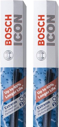 Picture of Bosch 26A20A ICON Beam Wiper Blades - Set of 2 Blades (26A & 20A) | Driver and Passenger Side; Extreme All-Weather Performance and Up to 40% Longer Life
