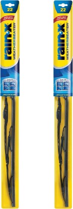 Picture of Rain-X 820149 WeatherBeater Wiper Blades, 22" Windshield Wipers (Pack of 2), Automotive Replacement Windshield Wiper Blades That Meet Or Exceed OEM Quality And Durability
