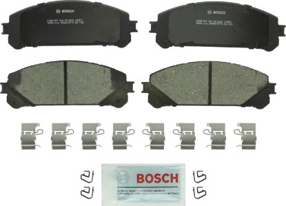Picture of BOSCH BC1324 QuietCast Premium Ceramic Disc Brake Pad Set - Front | Compatible with Select Lexus NX200t, NX250/300h, NX350/350h, RX350/450h; Toyota Camry, Highlander, RAV4 Prime, Sienna + More