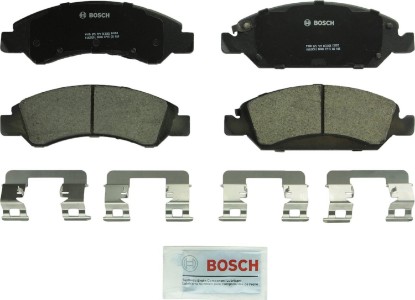 Picture of BOSCH BC1363 QuietCast Premium Ceramic Disc Brake Pad Set - Front | Compatible with Select Cadillac Escalade; Chevrolet Avalanche, Silverado, Suburban, Tahoe; GMC Savana, Sierra, Yukon + More