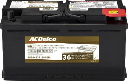 صورة ACDelco Gold 49AGM (88864539) 36 Month Warranty AGM BCI Group 49 Battery