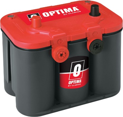صورة OPTIMA Batteries High Performance 34/78 RedTop Sealed AGM Car, Truck, and SUV Starting Battery, 800 CCA, Dual SAE and GM Terminals, Maintenance Free, Versitile Mounting