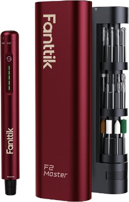 Picture of Fanttik F2 Master Mini Cordless Rotary Tool Kit for 3D Printer Sanding | Engraving Pen, NeoPulse Motor, 5 Speed, Revostor Hub, 35 Accessories, for Precision Polishing, Drilling, Carving, DIY Crafts
