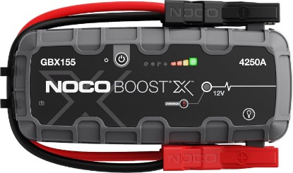Picture of NOCO Boost X GBX155: 4250A UltraSafe Jump Starter – 12V Lithium Battery Booster Pack, Portable Jump Box, Power Bank & Jumper Cables - for 10.0L Gas and 8.0L Diesel Engines