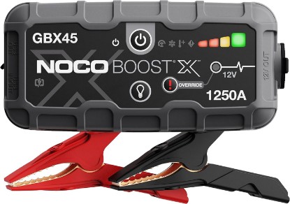 Picture of NOCO Boost GBX45 1250A UltraSafe Jump Starter, 12V Lithium Battery Booster | Spark-Proof & Reverse Polarity Protection, For Car, Truck, Motorcycle, SUV, Boat, ATV, RV, up to 6.5L Gas & 4.0L Diesel