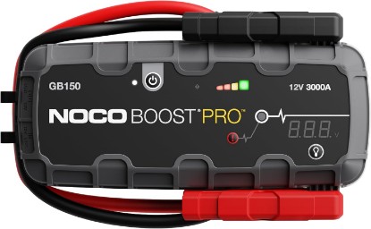 صورة NOCO Boost GB150: 3000A UltraSafe Jump Starter – 12V Lithium Battery Booster Pack, Portable Jump Box, Power Bank & Jumper Cables - for 9.0L Gas and 7.0L Diesel Engines