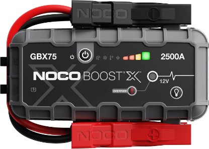 Picture of NOCO Boost GBX75 2500A UltraSafe Jump Starter, 12V Lithium Battery Booster | Spark-Proof & Reverse Polarity Protection, For Car, Truck, Motorcycle, SUV, Boat, ATV, RV, up to 8.5L Gas & 6.5L Diesel