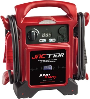 Picture of Clore Automotive Jump-N-Carry JNC770R 1700 Peak Amp Premium 12 Volt Jump Starter - Red